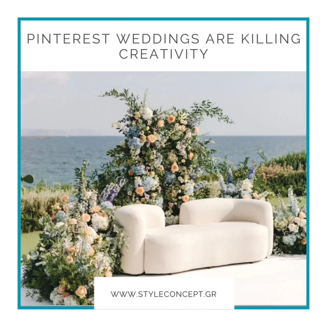 Inspiration is great — we always love a good mood board.
But when couples come to us wanting the exact same Pinterest wedding they saw last year, we have to ask:

Where’s the YOU in this wedding?

Destination weddings in Greece are a once-in-a-lifetime opportunity to create something personal, meaningful, and unforgettable — not to repeat what’s already been done a thousand times.

✨ Your love story deserves more than a template.

What do you think?
Are we being too harsh, or is it time to move on from Pinterest-perfect weddings and embrace a more authentic, personal approach?

Agree or disagree: Your wedding should reflect you, not a trend that’ll be outdated next season.

👇 Drop your thoughts — we really want to hear this one.

#DestinationWeddingPlanner #GreekWeddings #LuxuryWeddingGreece #GreeceWeddingPlanner #StyleConceptWeddings #PinterestWeddings #AuthenticLoveStories
