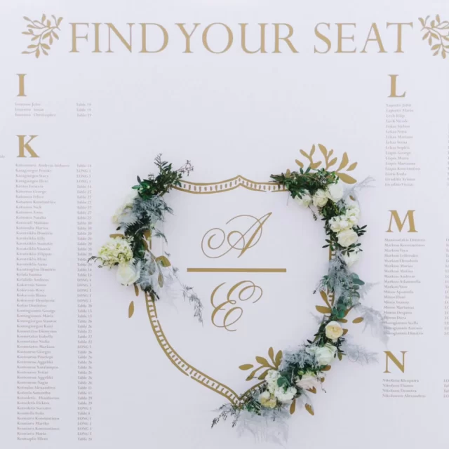 Seating chart or traditional guest list?
When it comes to organizing your reception, both have their charm—
but which one suits your celebration best?

A seating chart adds a personal touch, helps guests feel included, and avoids that awkward “Where do we sit?” moment.
A traditional guest list offers more flexibility—but can lead to delays and confusion, especially at larger weddings.

If you’re dreaming of a smooth, elegant flow to your reception, we always recommend creating a beautiful seating plan that aligns with your overall concept.

✨ Insider tip: Incorporate your seating chart into the decor—make it a design moment your guests will remember!

Which one would you choose for your wedding? Drop your answer below: Seating chart or guest list only?

#SeatingChart #WeddingTip #GreeceWeddingPlanner #StyleConceptEvents #StyleConceptGreece